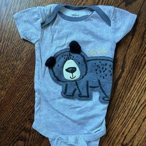 Gerber “hello” bear onesie - 3-6 months